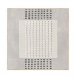 FRAMED DREAM ΠΙΝΑΚΑΣ ΔΙΑΚΟΣΜΗΤΙΚΟΣ ΜΕ ΚΟΡΝΙΖΑ 80x80x4cm ΚΑΜΒΑΣ ΓΚΡΙ ΑΝΟΙΧΤΟ ΜΠΕΖ ΞΥΛΟ c543117