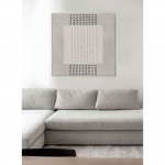 FRAMED DREAM ΠΙΝΑΚΑΣ ΔΙΑΚΟΣΜΗΤΙΚΟΣ ΜΕ ΚΟΡΝΙΖΑ 80x80x4cm ΚΑΜΒΑΣ ΓΚΡΙ ΑΝΟΙΧΤΟ ΜΠΕΖ ΞΥΛΟ c543117