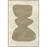 CANDELABRA B ΠΙΝΑΚΑΣ ΔΙΑΚΟΣΜΗΤΙΚΟΣ ΜΕ ΚΟΡΝΙΖΑ 80x120x4cm ΚΑΜΒΑΣ BEIGE ΚΑΦΕ ΞΥΛΟ ΦΥΣΙΚΟ c543121