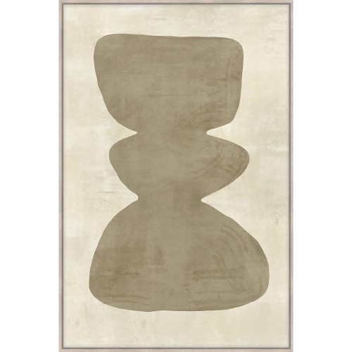 CANDELABRA B ΠΙΝΑΚΑΣ ΔΙΑΚΟΣΜΗΤΙΚΟΣ ΜΕ ΚΟΡΝΙΖΑ 80x120x4cm ΚΑΜΒΑΣ BEIGE ΚΑΦΕ ΞΥΛΟ ΦΥΣΙΚΟ c543121