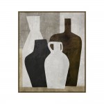 CROCKS ΠΙΝΑΚΑΣ ΔΙΑΚΟΣΜΗΤΙΚΟΣ ΜΕ ΚΟΡΝΙΖΑ 100x120x4cm ΚΑΜΒΑΣ ΠΟΛΥΧΡΩΜΟ ΓΚΡΙ ΞΥΛΟ ΦΥΣΙΚΟ c543123