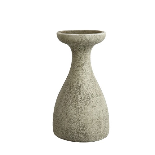 TERZO I ΔΙΑΚΟΣΜΗΤΙΚΟ ΚΗΡΟΠΗΓΙΟ 12x9 5x22cm POLYRESIN STONE GREY c543127