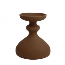 OMBRE II ΔΙΑΚΟΣΜΗΤΙΚΟ ΚΗΡΟΠΗΓΙΟ 13 5x10 5x15 5cm POLYRESIN ΚΑΦΕ c543128