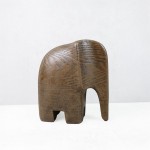 ZAMBIA 1 ΔΙΑΚΟΣΜΗΤΙΚΟ ΕΛΕΦΑΝΤΑΣ 16 5x9x18cm POLYRESIN ΚΑΦΕ c543141