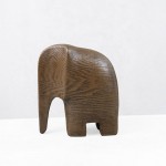 ZAMBIA 1 ΔΙΑΚΟΣΜΗΤΙΚΟ ΕΛΕΦΑΝΤΑΣ 16 5x9x18cm POLYRESIN ΚΑΦΕ c543141