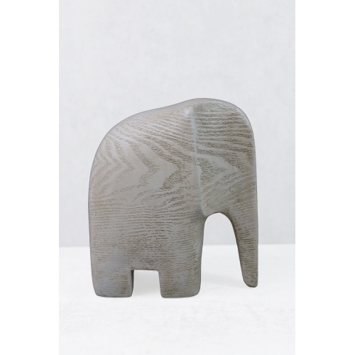 ZAMBIA 2 ΔΙΑΚΟΣΜΗΤΙΚΟ ΕΛΕΦΑΝΤΑΣ 16 5x9x18cm POLYRESIN ΜΠΕΖ c543142
