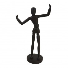 BALLO CORPO 2 ΔΙΑΚΟΣΜΗΤΙΚΟ ΣΩΜΑ 21x10 5x35cm POLYRESIN ΜΑΥΡΟ c543145