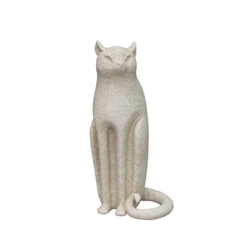 LUNA ΔΙΑΚΟΣΜΗΤΙΚΟ ΓΑΤΑ 13x11x26 3cm POLYRESIN OFF WHITE c543153