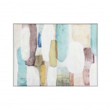 MINT AIR ΠΙΝΑΚΑΣ ΔΙΑΚΟΣΜΗΤΙΚΟΣ ΜΕ ΚΟΡΝΙΖΑ 90x120x4cm ΚΑΜΒΑΣ ΠΟΛΥΧΡΩΜΟ ΞΥΛΟ ΑΣΠΡΟ c543156