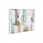 MINT AIR ΠΙΝΑΚΑΣ ΔΙΑΚΟΣΜΗΤΙΚΟΣ ΜΕ ΚΟΡΝΙΖΑ 90x120x4cm ΚΑΜΒΑΣ ΠΟΛΥΧΡΩΜΟ ΞΥΛΟ ΑΣΠΡΟ c543156