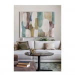 MINT AIR ΠΙΝΑΚΑΣ ΔΙΑΚΟΣΜΗΤΙΚΟΣ ΜΕ ΚΟΡΝΙΖΑ 90x120x4cm ΚΑΜΒΑΣ ΠΟΛΥΧΡΩΜΟ ΞΥΛΟ ΑΣΠΡΟ c543156