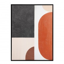 VARME A ΠΙΝΑΚΑΣ ΔΙΑΚΟΣΜΗΤΙΚΟΣ ΜΕ ΚΟΡΝΙΖΑ 60x80x4cm ΚΑΜΒΑΣ ΠΟΛΥΧΡΩΜΟ ΞΥΛΟ ΜΑΥΡΟ c543158