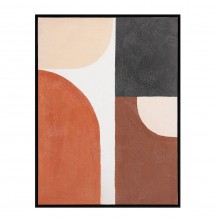 VARME B ΠΙΝΑΚΑΣ ΔΙΑΚΟΣΜΗΤΙΚΟΣ ΜΕ ΚΟΡΝΙΖΑ 60x80x4cm ΚΑΜΒΑΣ ΠΟΛΥΧΡΩΜΟ ΞΥΛΟ ΜΑΥΡΟ c543159