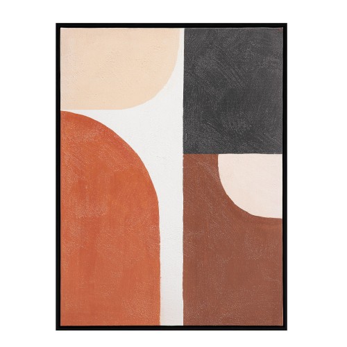 VARME B ΠΙΝΑΚΑΣ ΔΙΑΚΟΣΜΗΤΙΚΟΣ ΜΕ ΚΟΡΝΙΖΑ 60x80x4cm ΚΑΜΒΑΣ ΠΟΛΥΧΡΩΜΟ ΞΥΛΟ ΜΑΥΡΟ c543159