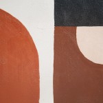 VARME B ΠΙΝΑΚΑΣ ΔΙΑΚΟΣΜΗΤΙΚΟΣ ΜΕ ΚΟΡΝΙΖΑ 60x80x4cm ΚΑΜΒΑΣ ΠΟΛΥΧΡΩΜΟ ΞΥΛΟ ΜΑΥΡΟ c543159