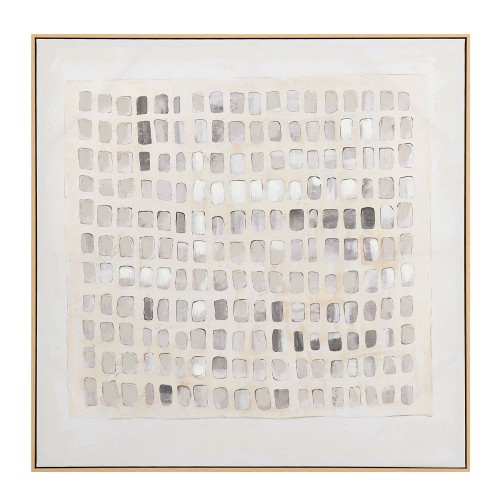 SIMPLICIT ΠΙΝΑΚΑΣ ΔΙΑΚΟΣΜΗΤΙΚΟΣ ΜΕ ΚΟΡΝΙΖΑ 100x100x4cm ΚΑΜΒΑΣ ΜΠΕΖ ΚΑΦΕ ΞΥΛΟ ΦΥΣΙΚΟ c543160