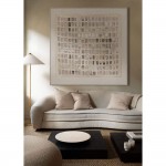 SIMPLICIT ΠΙΝΑΚΑΣ ΔΙΑΚΟΣΜΗΤΙΚΟΣ ΜΕ ΚΟΡΝΙΖΑ 100x100x4cm ΚΑΜΒΑΣ ΜΠΕΖ ΚΑΦΕ ΞΥΛΟ ΦΥΣΙΚΟ c543160