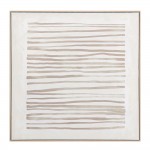 RAYA B ΠΙΝΑΚΑΣ ΔΙΑΚΟΣΜΗΤΙΚΟΣ ΜΕ ΚΟΡΝΙΖΑ 100x100x4cm ΚΑΜΒΑΣ ΜΠΕΖ ΚΑΦΕ ΞΥΛΟ ΦΥΣΙΚΟ c543162