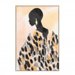 VOIX NOIRE ΠΙΝΑΚΑΣ ΔΙΑΚΟΣΜΗΤΙΚΟΣ ΜΕ ΚΟΡΝΙΖΑ 80x120x4cm ΚΑΜΒΑΣ ΠΟΛΥΧΡΩΜΟ ΞΥΛΟ ΦΥΣΙΚΟ c543163