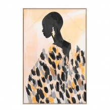 VOIX NOIRE ΠΙΝΑΚΑΣ ΔΙΑΚΟΣΜΗΤΙΚΟΣ ΜΕ ΚΟΡΝΙΖΑ 80x120x4cm ΚΑΜΒΑΣ ΠΟΛΥΧΡΩΜΟ ΞΥΛΟ ΦΥΣΙΚΟ c543163