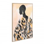 VOIX NOIRE ΠΙΝΑΚΑΣ ΔΙΑΚΟΣΜΗΤΙΚΟΣ ΜΕ ΚΟΡΝΙΖΑ 80x120x4cm ΚΑΜΒΑΣ ΠΟΛΥΧΡΩΜΟ ΞΥΛΟ ΦΥΣΙΚΟ c543163