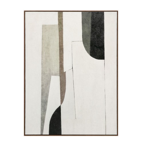 LINEAR ΠΙΝΑΚΑΣ ΔΙΑΚΟΣΜΗΤΙΚΟΣ ΜΕ ΚΟΡΝΙΖΑ 90x120x4cm ΚΑΜΒΑΣ ΜΠΕΖ ΓΚΡΙ ΜΑΥΡΟ ΞΥΛΟ ΦΥΣΙΚΟ c543164