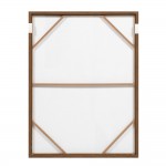 LINEAR ΠΙΝΑΚΑΣ ΔΙΑΚΟΣΜΗΤΙΚΟΣ ΜΕ ΚΟΡΝΙΖΑ 90x120x4cm ΚΑΜΒΑΣ ΜΠΕΖ ΓΚΡΙ ΜΑΥΡΟ ΞΥΛΟ ΦΥΣΙΚΟ c543164