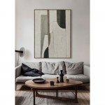 LINEAR ΠΙΝΑΚΑΣ ΔΙΑΚΟΣΜΗΤΙΚΟΣ ΜΕ ΚΟΡΝΙΖΑ 90x120x4cm ΚΑΜΒΑΣ ΜΠΕΖ ΓΚΡΙ ΜΑΥΡΟ ΞΥΛΟ ΦΥΣΙΚΟ c543164