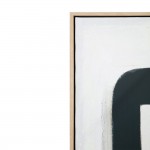 DEL SIL ΠΙΝΑΚΑΣ ΔΙΑΚΟΣΜΗΤΙΚΟΣ ΜΕ ΚΟΡΝΙΖΑ 80x120x4cm ΚΑΜΒΑΣ ΜΑΥΡΟ ΓΚΡΙ ΜΠΕΖ ΞΥΛΟ ΦΥΣΙΚΟ c543165