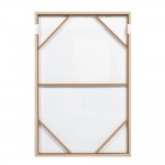 DEL SIL ΠΙΝΑΚΑΣ ΔΙΑΚΟΣΜΗΤΙΚΟΣ ΜΕ ΚΟΡΝΙΖΑ 80x120x4cm ΚΑΜΒΑΣ ΜΑΥΡΟ ΓΚΡΙ ΜΠΕΖ ΞΥΛΟ ΦΥΣΙΚΟ c543165