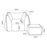 SPONGE ΠΟΛΥΘΡΟΝΑ SET ELEPHANT 95x102x73cm c543192