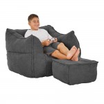 SPONGE ΠΟΛΥΘΡΟΝΑ SET ΓΚΡΙ ΣΚΟΥΡΟ 95x102x73cm c543194