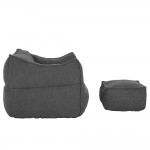 SPONGE ΠΟΛΥΘΡΟΝΑ SET ΓΚΡΙ ΣΚΟΥΡΟ 95x102x73cm c543194