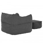 SPONGE ΠΟΛΥΘΡΟΝΑ SET ΓΚΡΙ ΣΚΟΥΡΟ 95x102x73cm c543194