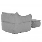 SPONGE ΠΟΛΥΘΡΟΝΑ SET ΓΚΡΙ SILVER 95x102x73cm c543196