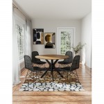 DENMARK ΚΑΡΕΚΛΑ ΜΑΥΡΟ 44x57x81cm c543200