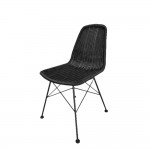 DENMARK ΚΑΡΕΚΛΑ ΜΑΥΡΟ 44x57x81cm c543200