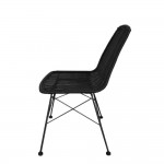 DENMARK ΚΑΡΕΚΛΑ ΜΑΥΡΟ 44x57x81cm c543200