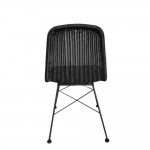 DENMARK ΚΑΡΕΚΛΑ ΜΑΥΡΟ 44x57x81cm c543200