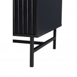 KIMONO COFFEE TABLE 1ΣΥΡΤΑΡΙ ΜΑΥΡΟ 100x59x50 2cm c543201