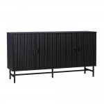 KIMONO ΜΠΟΥΦΕΣ 4ΠΟΡΤΕΣ ΜΑΥΡΟ 157 5x39x83cm c543202