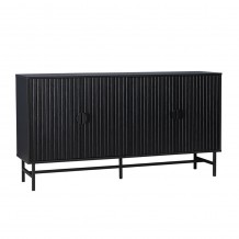 KIMONO ΜΠΟΥΦΕΣ 4ΠΟΡΤΕΣ ΜΑΥΡΟ 157 5x39x83cm c543202