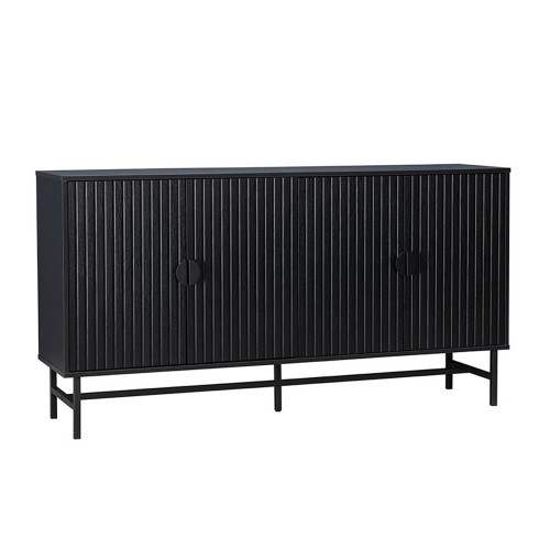 KIMONO ΜΠΟΥΦΕΣ 4ΠΟΡΤΕΣ ΜΑΥΡΟ 157 5x39x83cm c543202