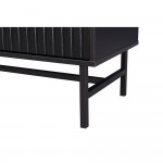 KIMONO ΜΠΟΥΦΕΣ 4ΠΟΡΤΕΣ ΜΑΥΡΟ 157 5x39x83cm c543202