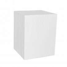 SQUARE SIDE TABLE ΛΕΥΚΟ 36x36x46cm c543205