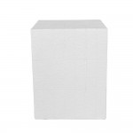 SQUARE SIDE TABLE ΛΕΥΚΟ 36x36x46cm c543205