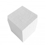 SQUARE SIDE TABLE ΛΕΥΚΟ 36x36x46cm c543205