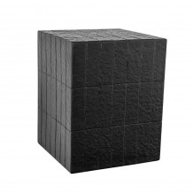 SQUARE SIDE TABLE ΜΑΥΡΟ 36x36x46cm c543206