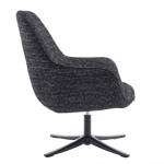 TIFFANY ΠΟΛΥΘΡΟΝΑ ΠΕΡΙΣΤΡΕΦΟΜΕΝΗ ΜΑΥΡΟ ΜΕ PATTERN 80x75x90cm c543214