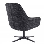 TIFFANY ΠΟΛΥΘΡΟΝΑ ΠΕΡΙΣΤΡΕΦΟΜΕΝΗ ΜΑΥΡΟ ΜΕ PATTERN 80x75x90cm c543214